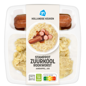 AH Stamppot zuurkool rookworst