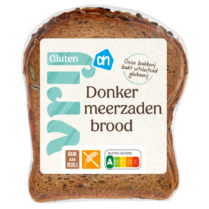 AH Glutenvrij Brood donker meerzaden half